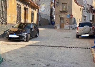 Pavimento de las calles Diezmo y Cuesta de la Ermita en Almorox