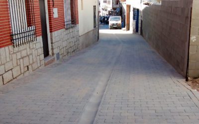Pavimentado de calles en Almorox